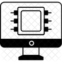 Computadora Hardware Microchip Icon