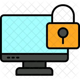 Computadora bloqueada  Icono