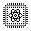 Computadora Cuantica Computacion Cuantica Chip Icono