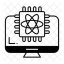 Computadora Cuantica Computacion Cuantica Cuantica Icono