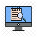 Computadora de búsqueda de archivos  Icono