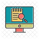 Computadora De Busqueda De Archivos Computadora Escritorio Icono