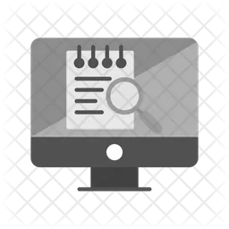 Computadora de búsqueda de archivos  Icono
