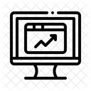 Computadora De Escritorio Pantalla De Oficina Monitor Icono