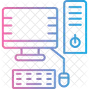 Computadora Monitor Pc Icono