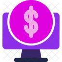 Dinero de computadora  Icono