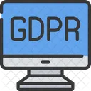 RGPD de computadora  Icono