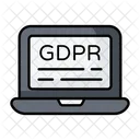 RGPD de computadora  Icono