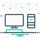Escritorio Pantallas Cpu Icon