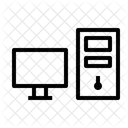 Escritorio Personal Computadora Icono