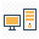 Escritorio Personal Computadora Icono