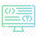 Código php de computadora  Icono