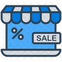 Compras Venta Descuento Icon