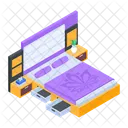 Portatil Dispositivo Mesa Icon