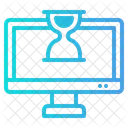 Computadora de reloj de arena  Icon