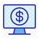 Business Monitor Dollar Icon