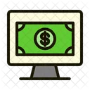 Business Monitor Dollar Icon