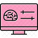 Computer Brain Health Icon