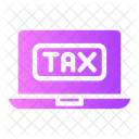Computer Tax Banking Icon
