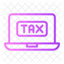 Computer Tax Banking Icon