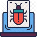 Computer Bug Attack Icon