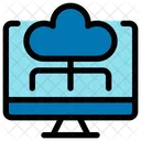 Computer Cloud Cloud Computing Icon