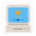 Computer Music Play Icon