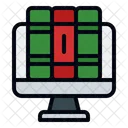 Computer Book Online Library Icon