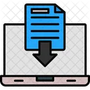 Computer Document Download Icon