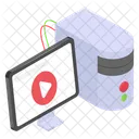 Computer Monitor Desktop Icon