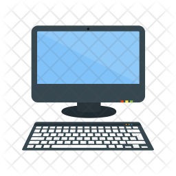 Computer Icon - Download in Flat Style