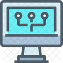 Computer Network Structure Icon