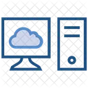 Cloud Storage Computer Icon