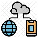 Cloud Computer Management Icon