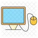Computer Monitor Mouse Icon