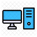 Computer Monitor Cpu Icon