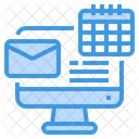 Computer Email Calendar Icon