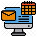 Computer Email Calendar Icon
