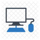 Computer Mouse Monitor Icon
