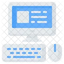 Computer Desktop Keyboard Icon