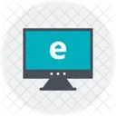 Computer Computing E Icon