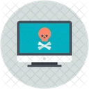 Computer Screen Danger Icon