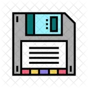 Computer Diskette Color Icon