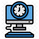 Computer Time Management Time Icon