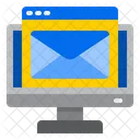 Computer Online Mail Icon