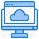 Computer Browser Cloud Icon
