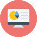 Computer Business Statistics Icon