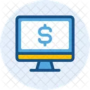 Computer Digital Currency Digital Money Icon