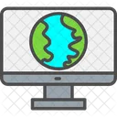 Computer Earth Desktop Icon