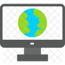 Computer Earth Desktop Icon